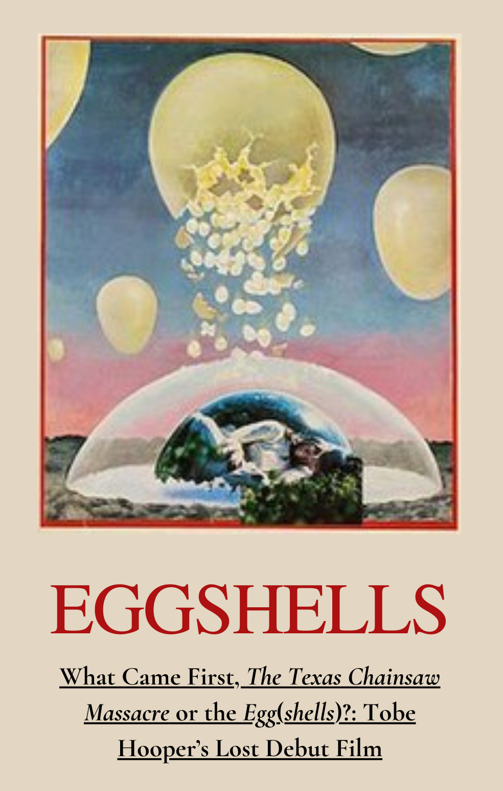 The cover of the movie "Eggshells"